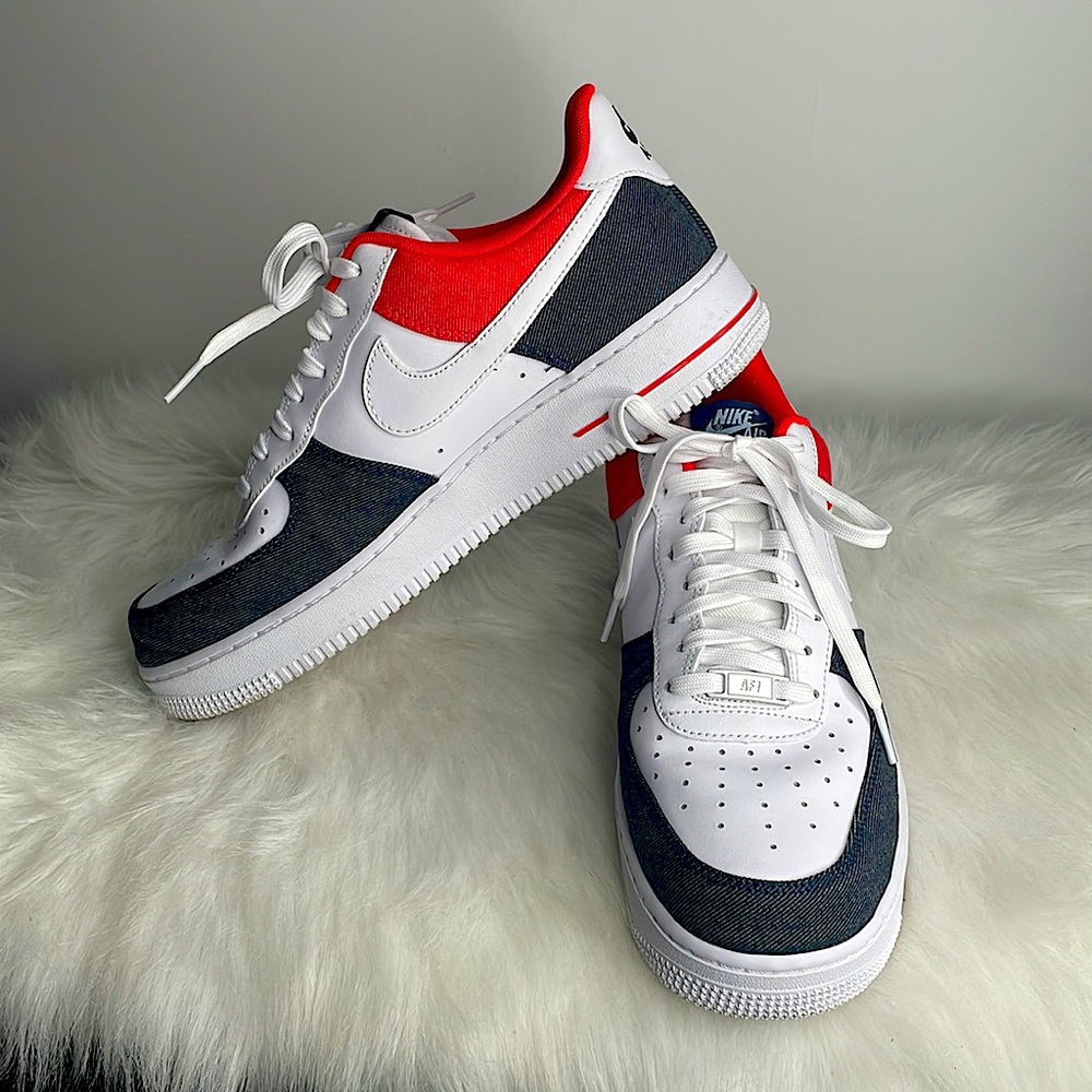 NIke | AIR FORCE 1 '07 LX "USA Denim" - Picture 1 of 17
